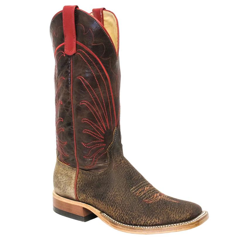  Anderson Bean Mens Tag Boar Bone Explosion Leather Cowboy Boots