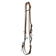 STT Bridle Set with Metalab Floral Ported Chain Bit with Roping Reins