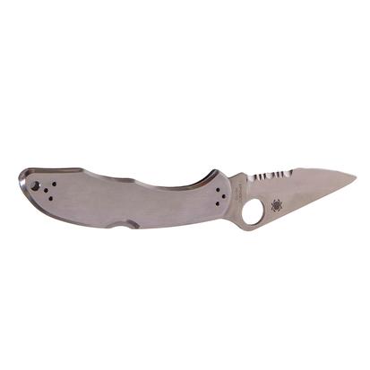 Spyderco Delica 4 Stainless Steel Combination Edge Knife
