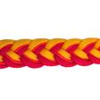 Martha Josey Knot Reins RED/OR/YELL