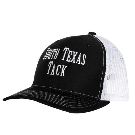 STT Black & White Mesh Back Cap