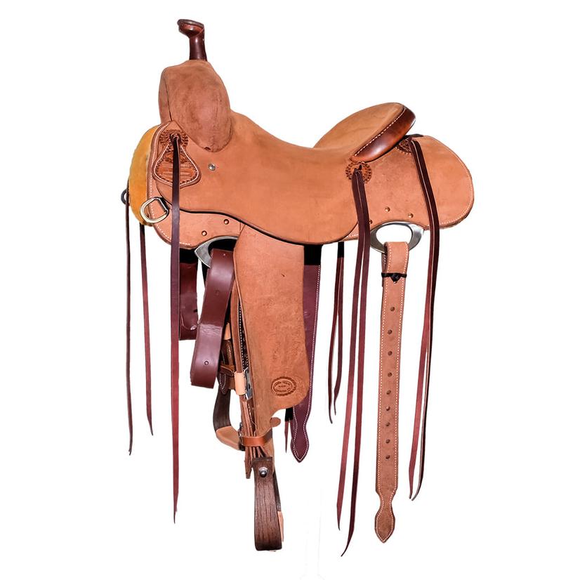 STT Single Skirt Roughout Ranch Cutting Saddle HEAVY_OIL