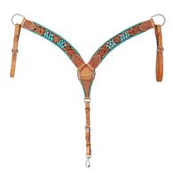 Rafter T Ranch Painted Cactus Breast Collar 2in