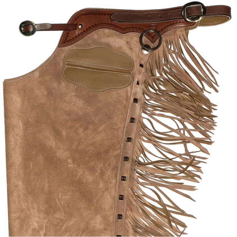 STT Exclusive Shell Tool Versatility Chaps with Buckle Closure and Pocket LIGHTBROWN