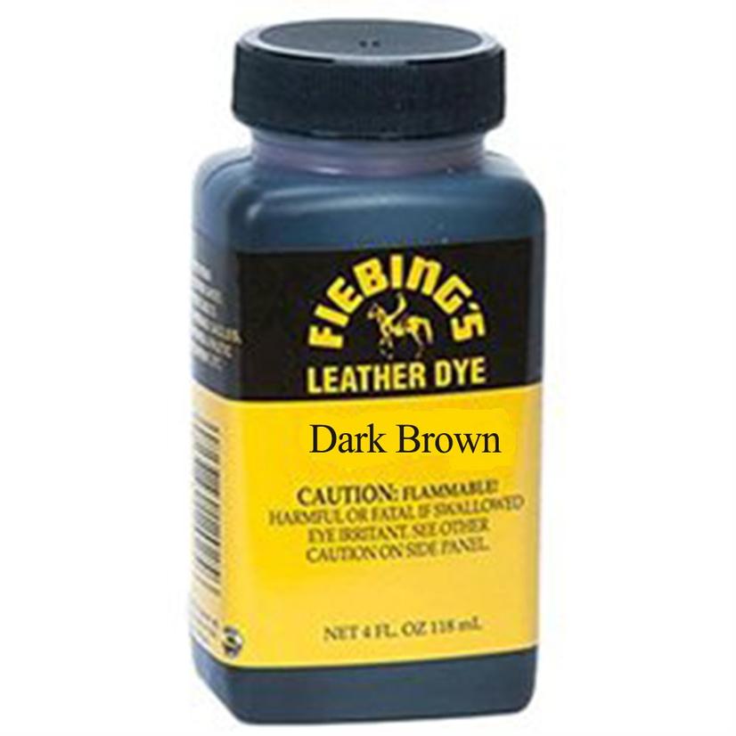 Fiebing Leather Dye 4oz DARK_BROWN