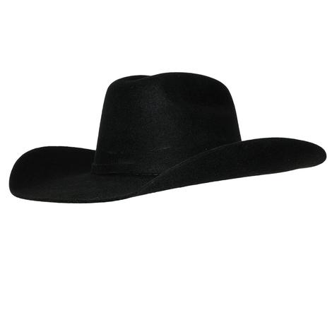 Ariat Kids Wool Black Felt Hat - Precreased