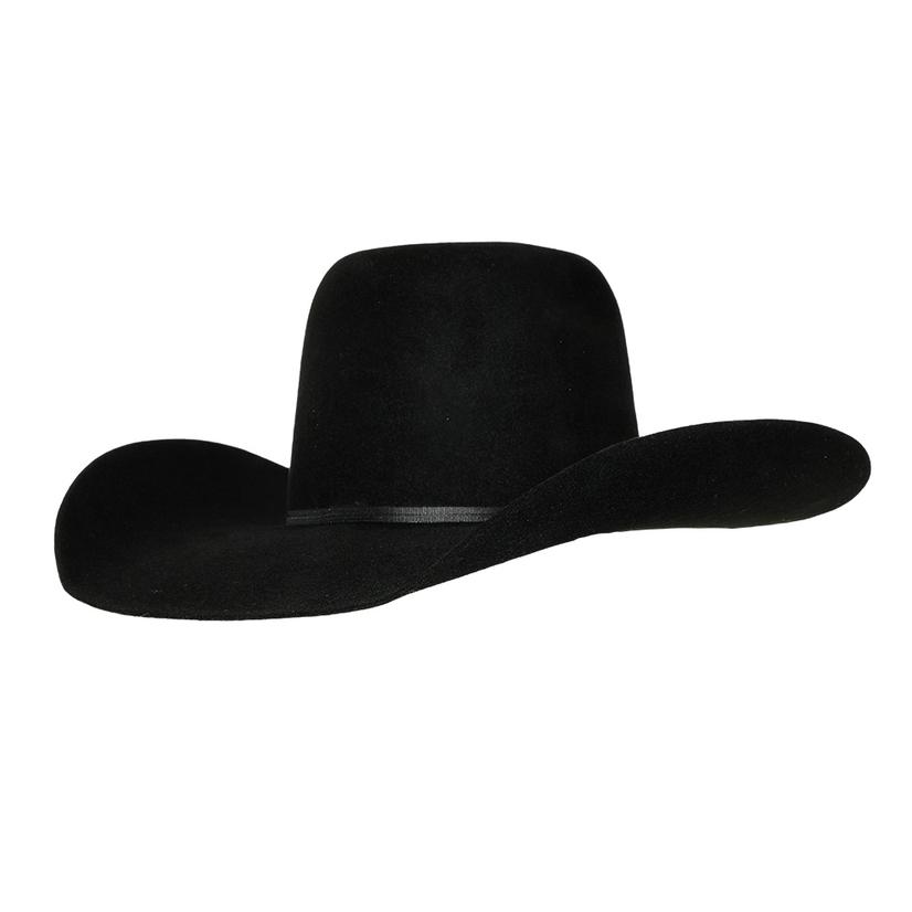  Ariat Black Wool 4.5in Brim With 2- Cord Black Band Felt Hat