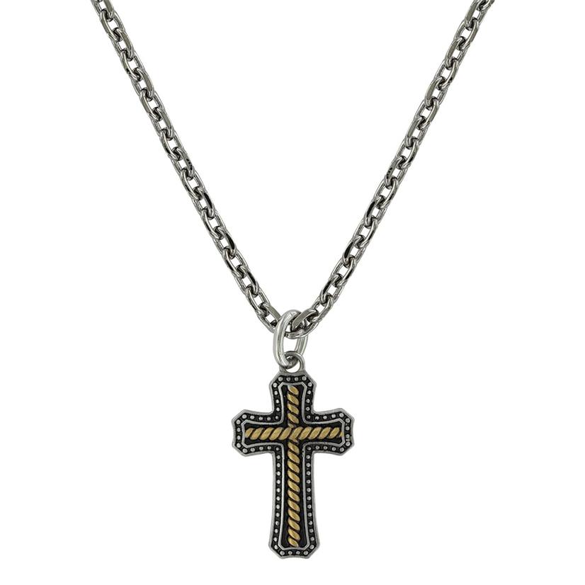  Montana Silversmith Two Toned Stainless Steel Cross 22 