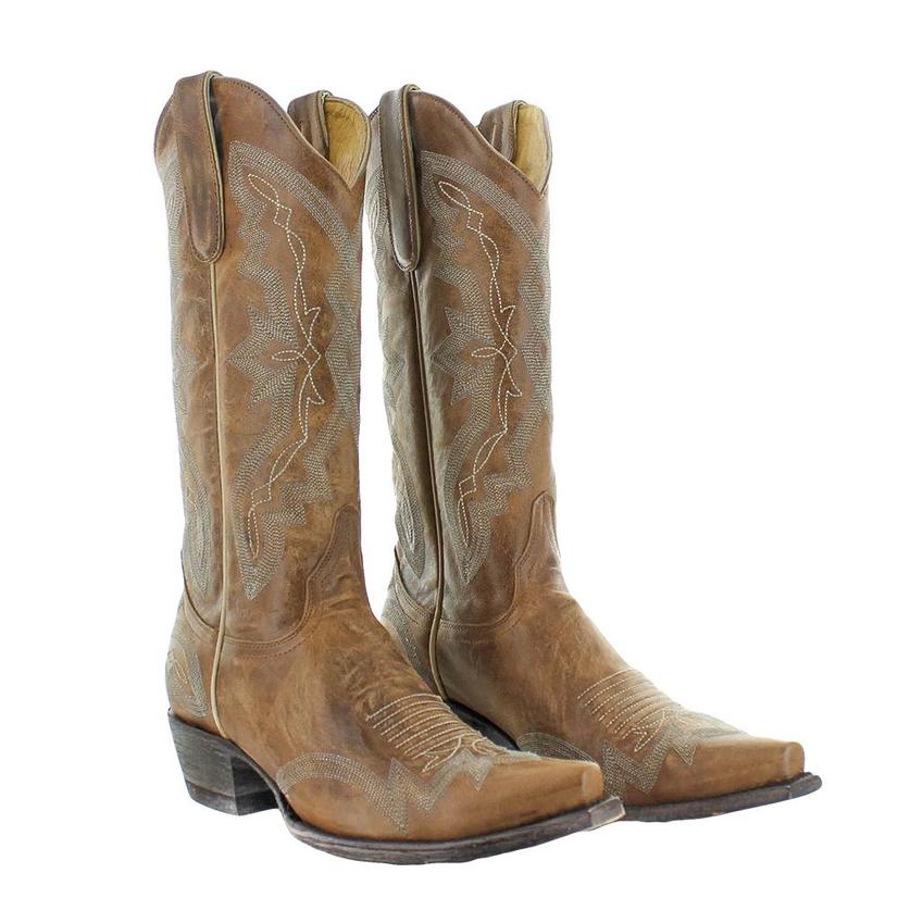  Old Gringo Peyton Oryx Brown With Silver Stitching Women's Boots