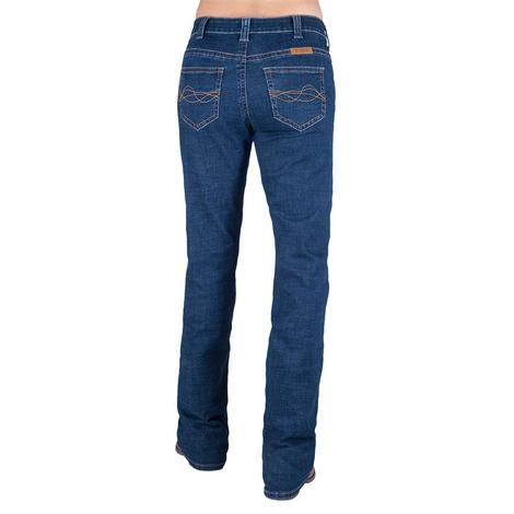 Cowgirl Tuff Delux Dark Wash Bootcut Women's Jeans