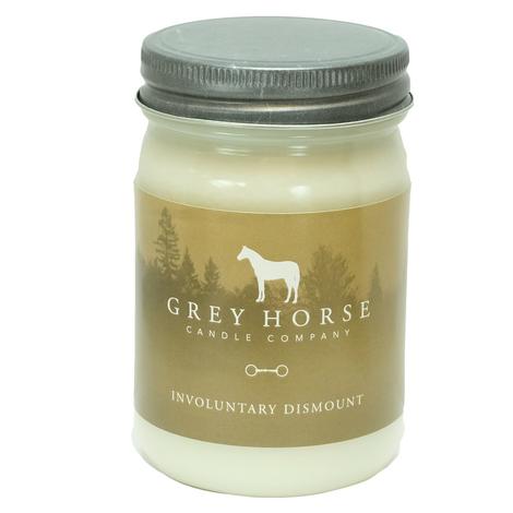Grey Horse Involuntary Dismount Soy Candle