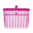 Angled Stall Fork - Complete Fork and Handle PINK