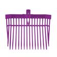 Angled Stall Fork - Complete Fork and Handle PURPLE