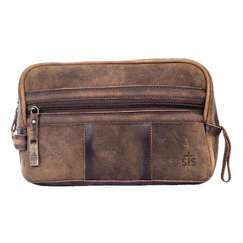  Sts Ranchwear The Foreman Shaving Kit Brown Leather