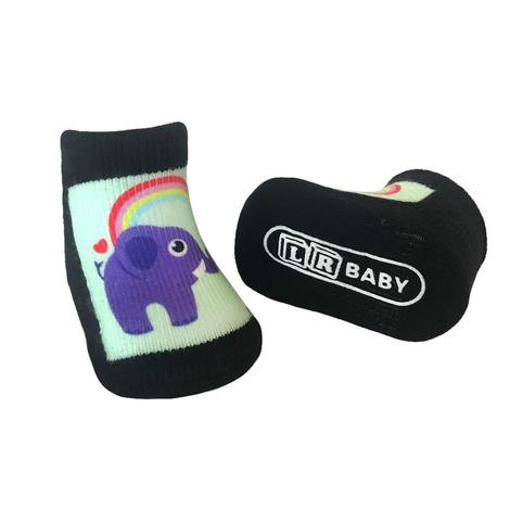 Rainbow Elephant Baby Socks