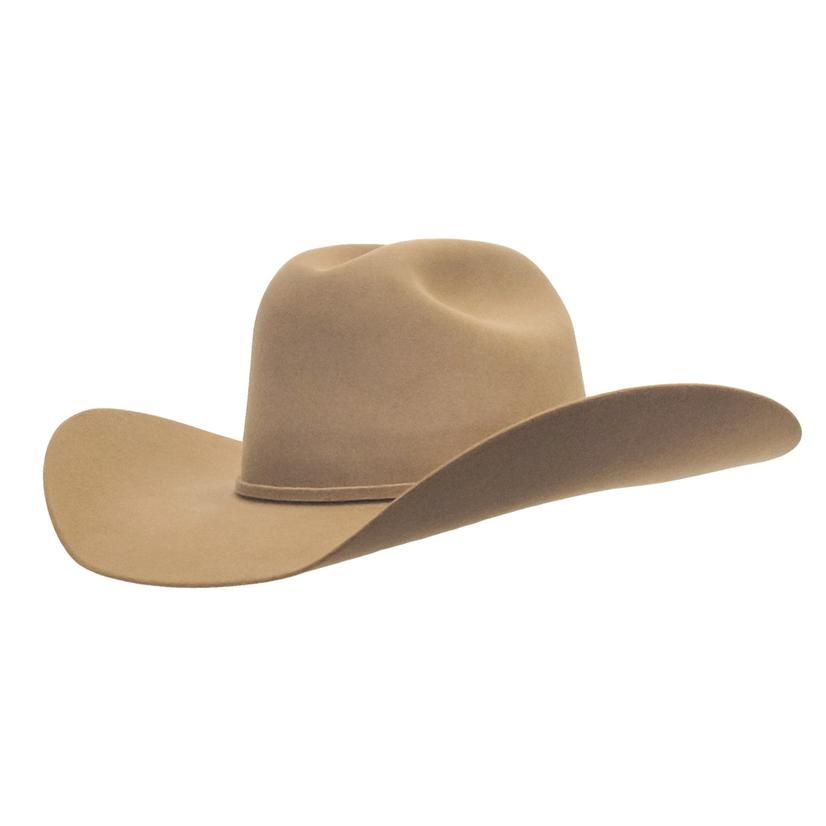  Rodeo King Low Rodeo 5x Pecan Felt Cowboy Hat