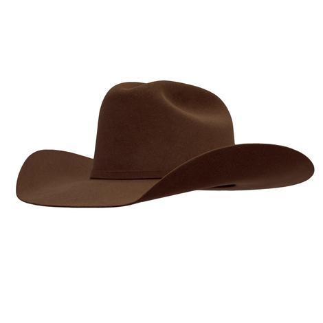 Resistol 6X 72 USTRC 4.25 Brim Chocolate Felt Hat