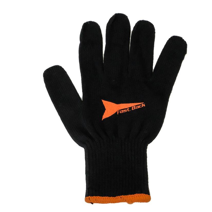  Fast Back Roping Glove - Black Single Glove