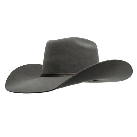 Resistol CJ 9th Round Granite 3X Felt Cowboy Hat