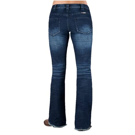 Cowgirl Tuff Livin on the Edge Women's Trouser Jeans