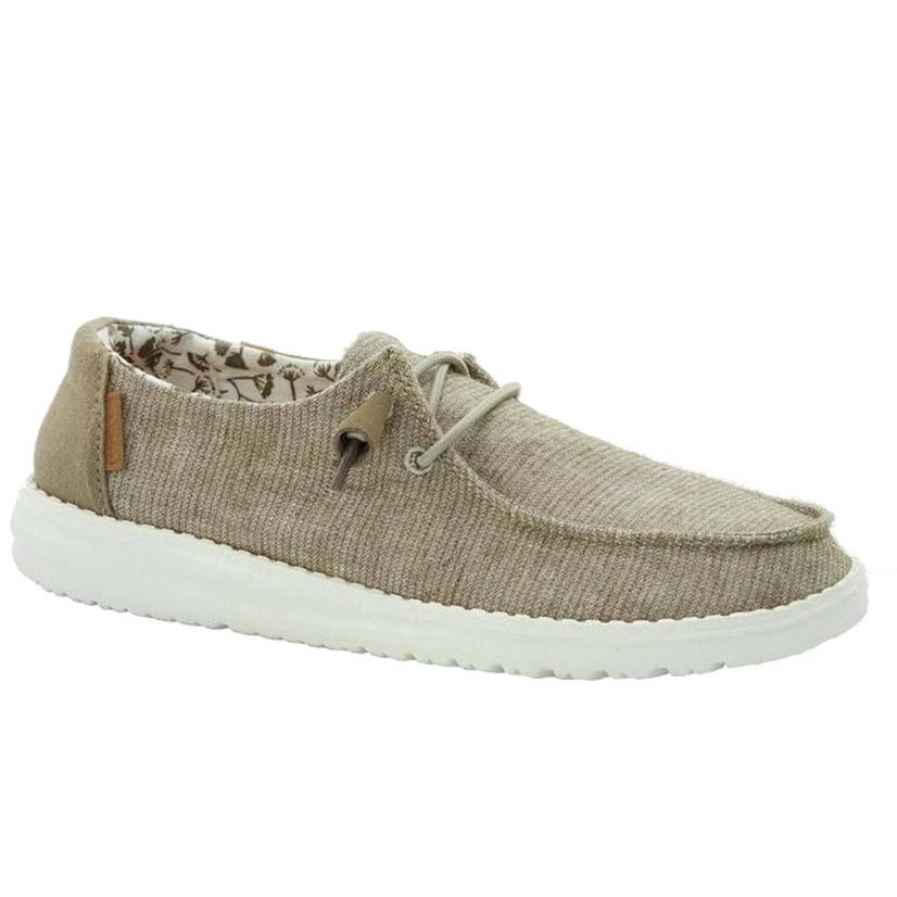 Hey Dude Wendy Chambray Sage Women's Shoes