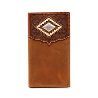 Ariat Brown Diamond Concho Rodeo Wallet