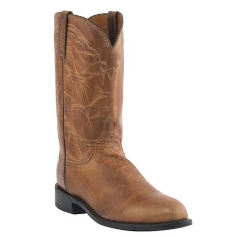 Lucchese Tan Mad Dog Goat Roper Men's Boots