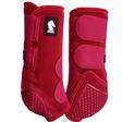 Classic Equine Flexion By Legacy Sport Boots Front CRIMSON