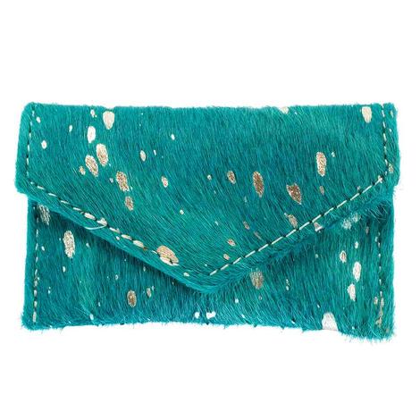 American Darling Bags Turquoise Hide Wallet