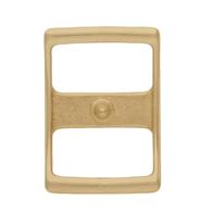 Solid Brass Conway Buckle 5/8