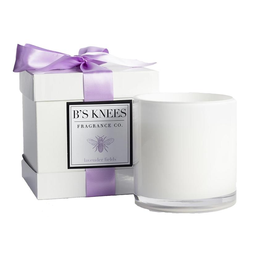  Bees Knees 3 Wick Lavender Fields White Candle