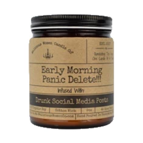 Malicious Women Early Morning Panic Deleted 9oz Candle