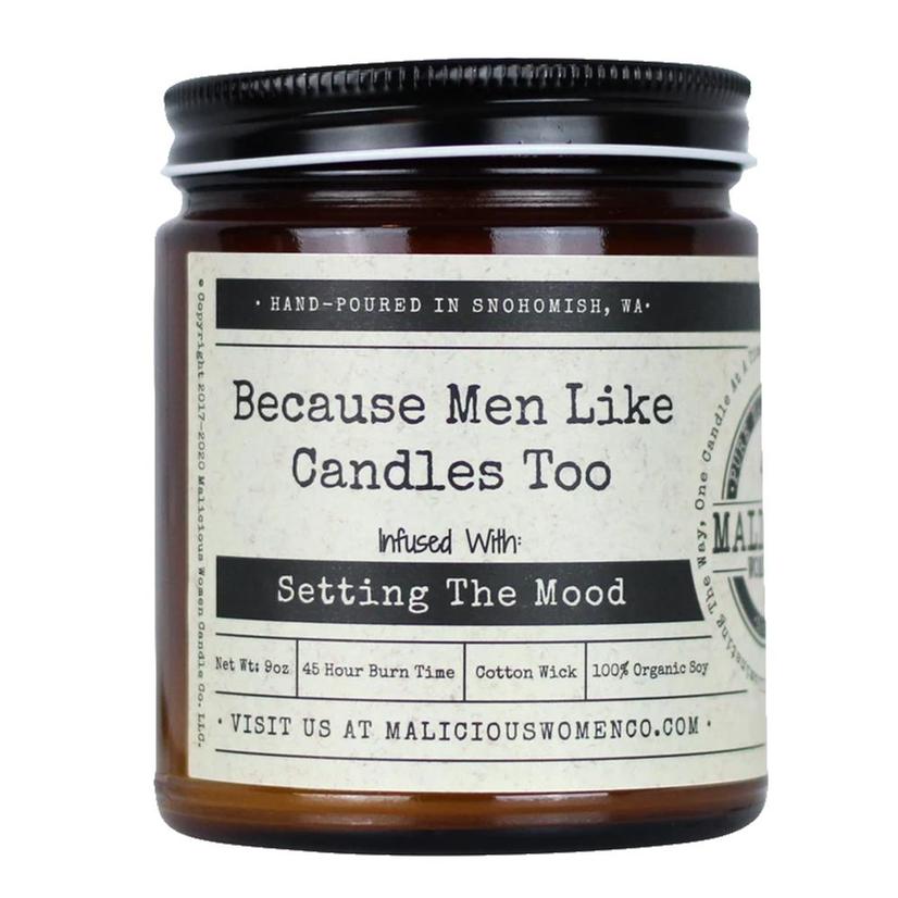  Malicious Women Because Men Like Candles Too 9oz Candle