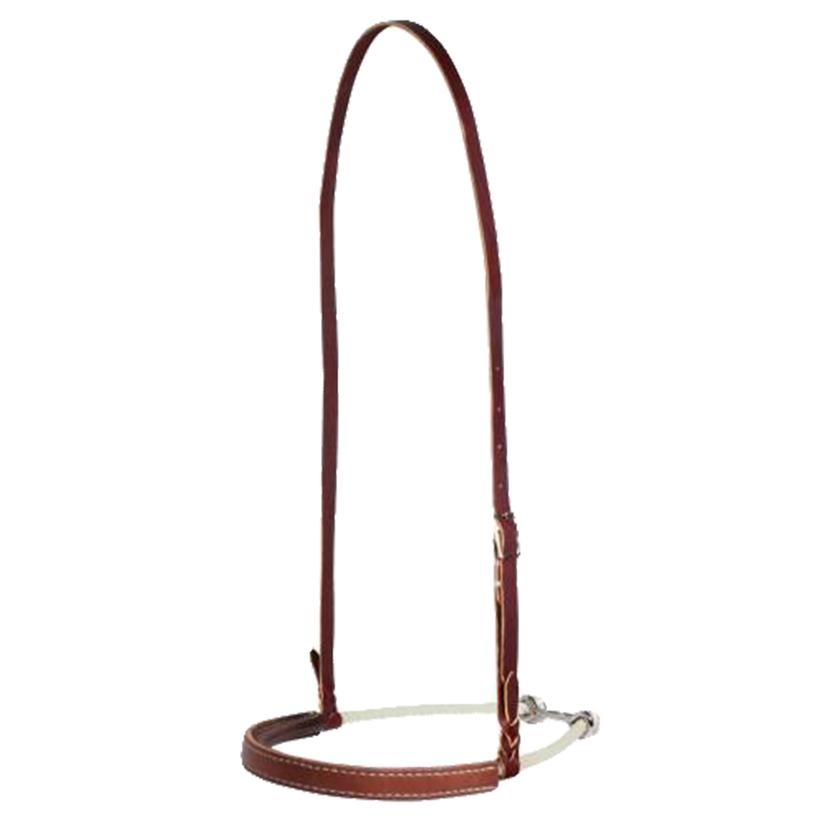  Professional Choice Single Rope Leather Covered Noseband