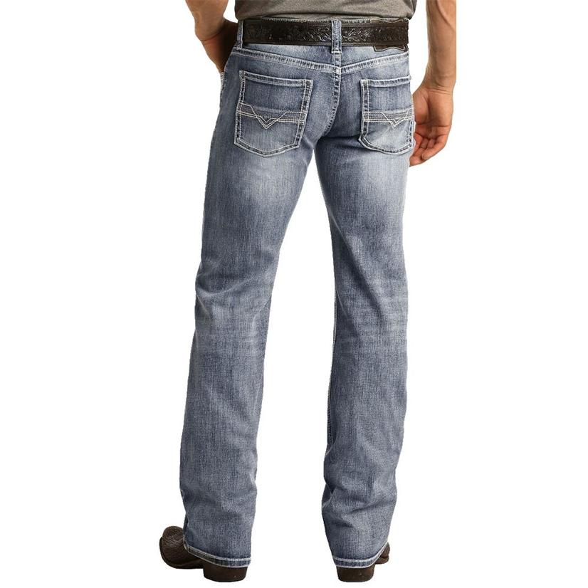 Pistol Straight Medium Vintage Men's Jeans by Rock and Roll Cowboy