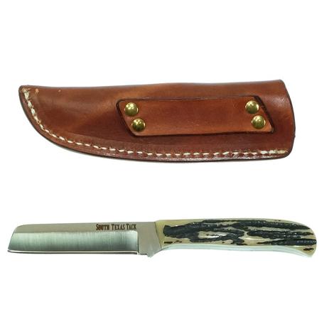 STT Signature Series Razor Knife with Stag Scales