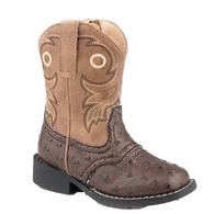Roper Tan Brown Faux Ostrich Toddler Boots