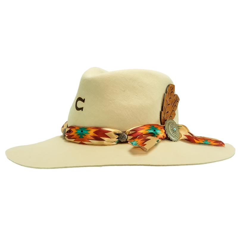  Charlie 1 Horse Navajo Ivory Felt Hat