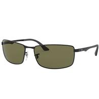 Ray-Ban Black and Green Polarized Sunglasses