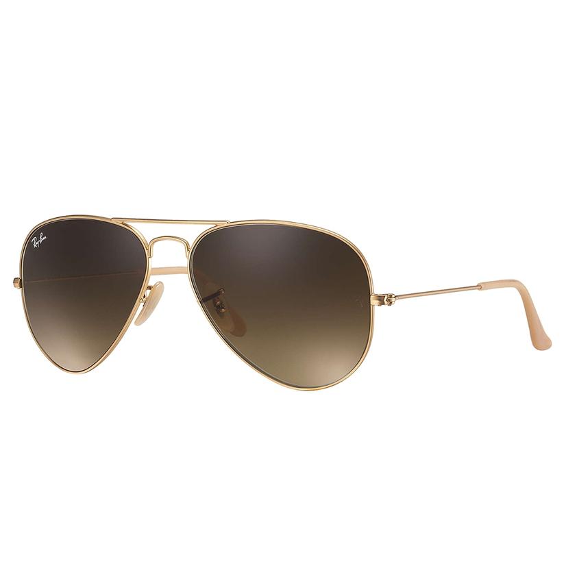  Ray- Ban Aviator Large Metal Matte Gold Sunglasses