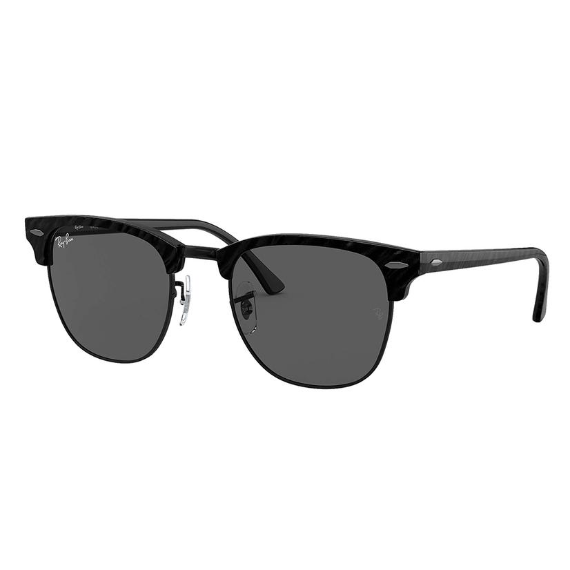  Clubmaster Marble Black Ray- Ban Sunglasses