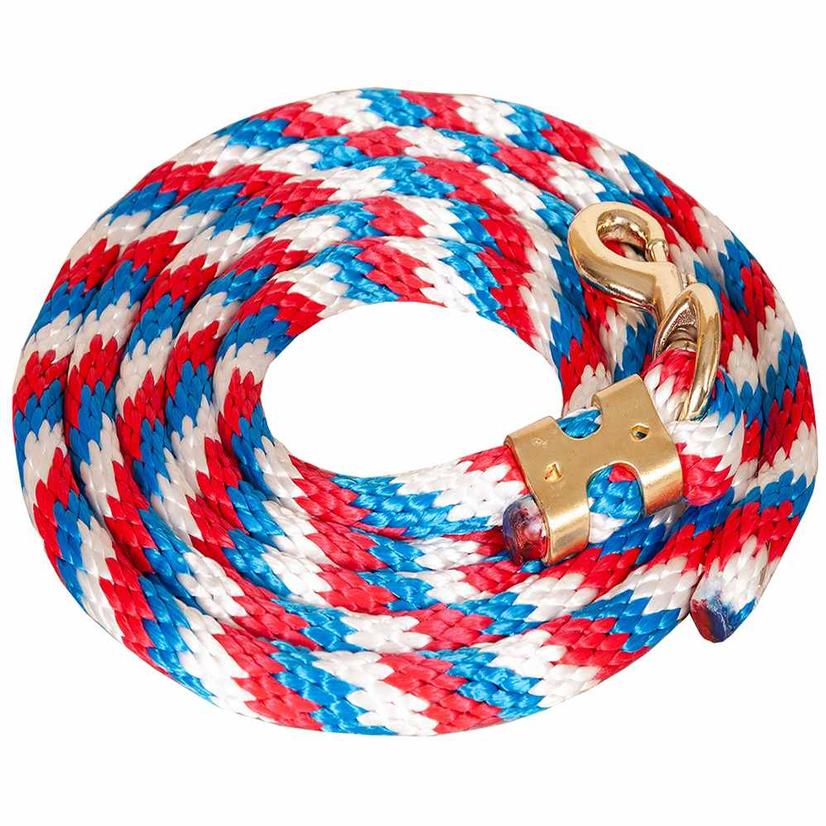  Poly Lead Rope W/Brass Bolt Snap 5/8 