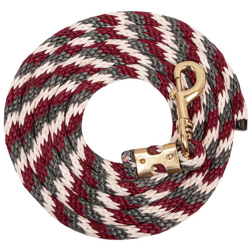 Poly Lead Rope w/ Brass Bolt Snap 5/8