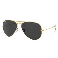 Ray-Ban Aviator Classic Gold Frame Black Lens Sunglasses