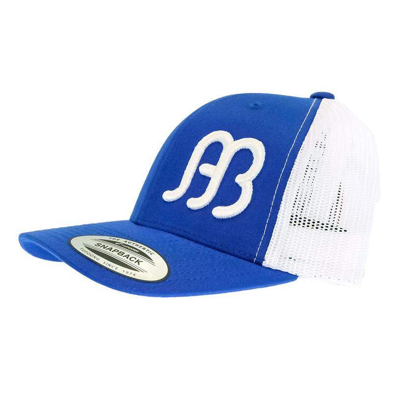  Anderson Bean Royal Blue And White Meshback Cap