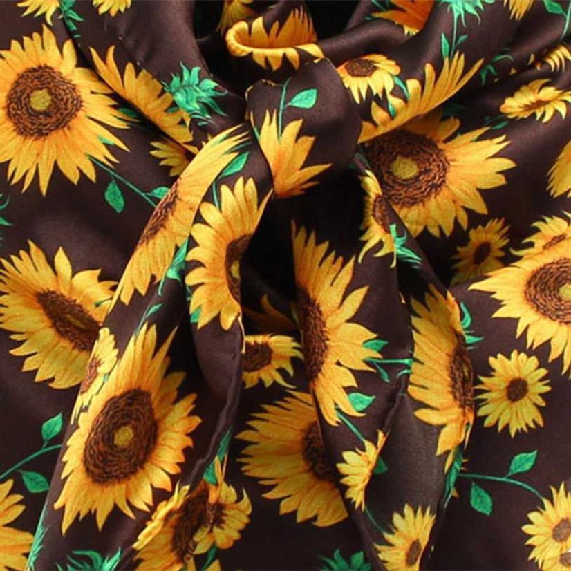  Wild Rag In Sunflower 33x33