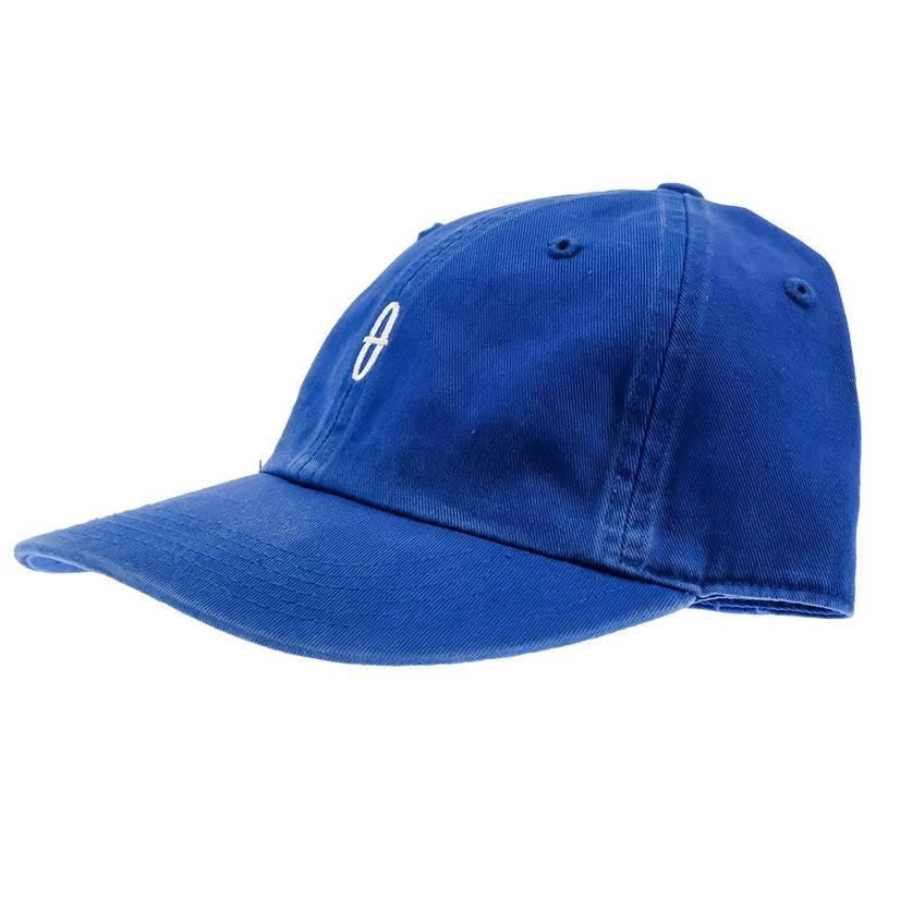  Stt Royal Blue Cap With White Bar Nothing Logo