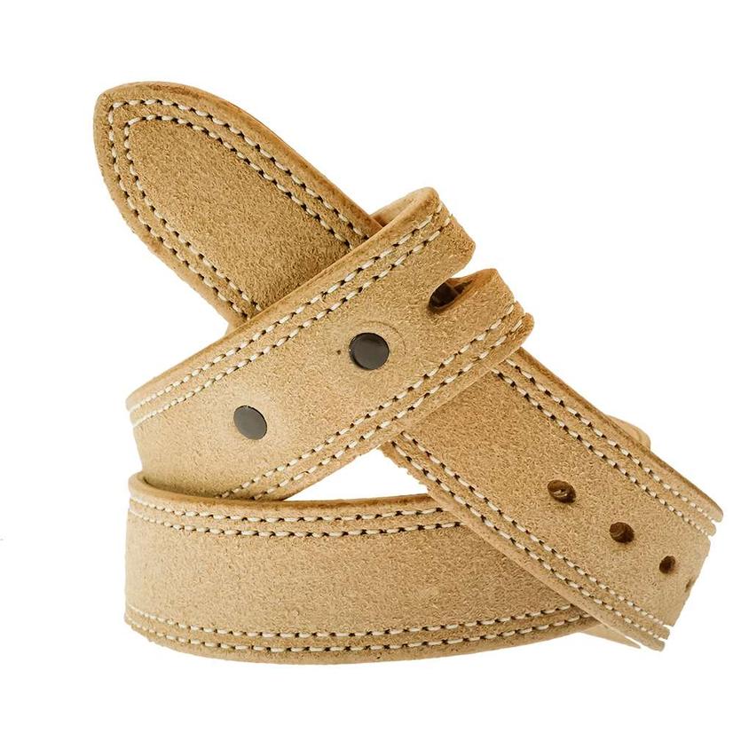  South Texas Tack Custom Roughout Leather Men's Belt