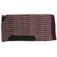 Diamond Wool Blanket Top Saddle Pad  - Assorted Colors 32x32 BURGUNDY/BLK