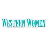 Western Women Sticker
